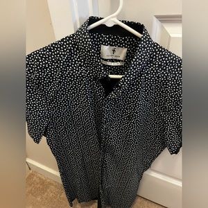 Father Sons men’s stretch slim fit short sleeve button down
